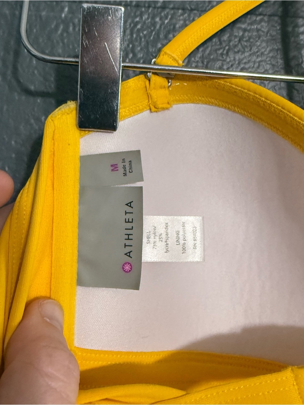 Athleta Halter Swimsuit Top Size M - Picture 3 of 3